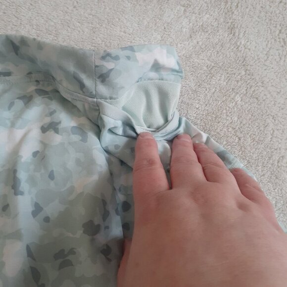 Athleta Girl Girl's Size XXL/16 Teal Camo Game Point Tennis Active Skort - Picture 7 of 11